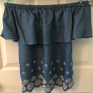 Off the shoulder top